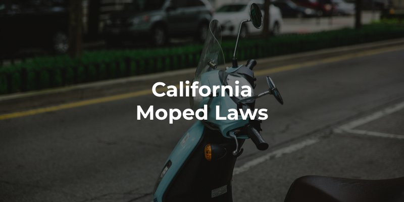 California Moped Laws